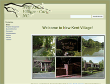 Tablet Screenshot of newkentvillage.com